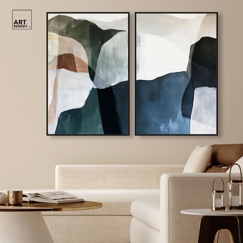 Deliberately Lucky Canvas Set of 2 by Art Remedy
