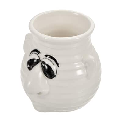 Egg Separator Funny Cooking Gadgets Ceramic Egg Yolk Separator Tool - White