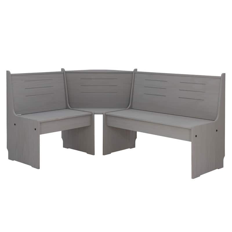 Wendell Solid Wood Corner Breakfast Nook Dining Set
