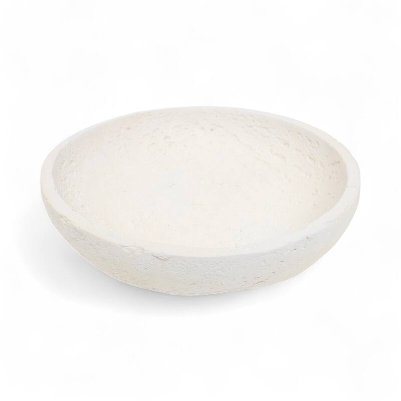 Avice Beige Stone Style MGO Decorative Bowl - Large - Large 11.5"