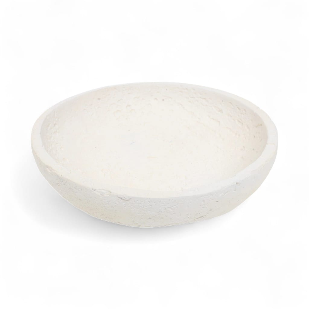 Avice Beige Stone Style MGO Decorative Bowl - Large