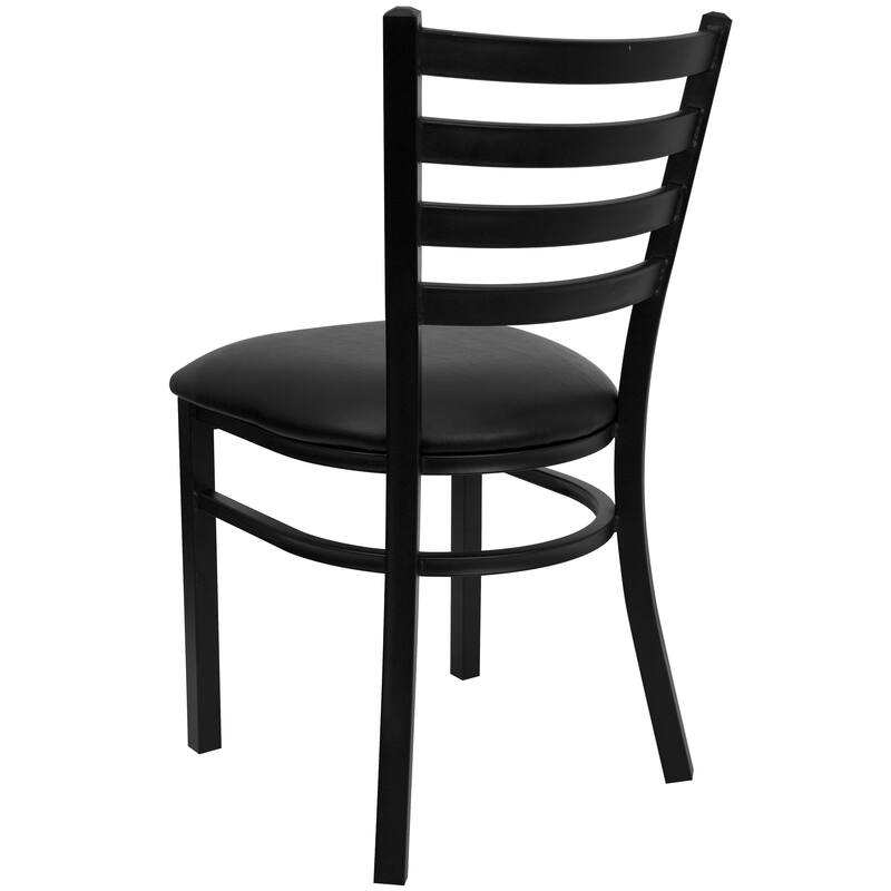 Steel X-back Restaurant Chair (Set of 2) - 16.5"W x 17"D x 32.25"H