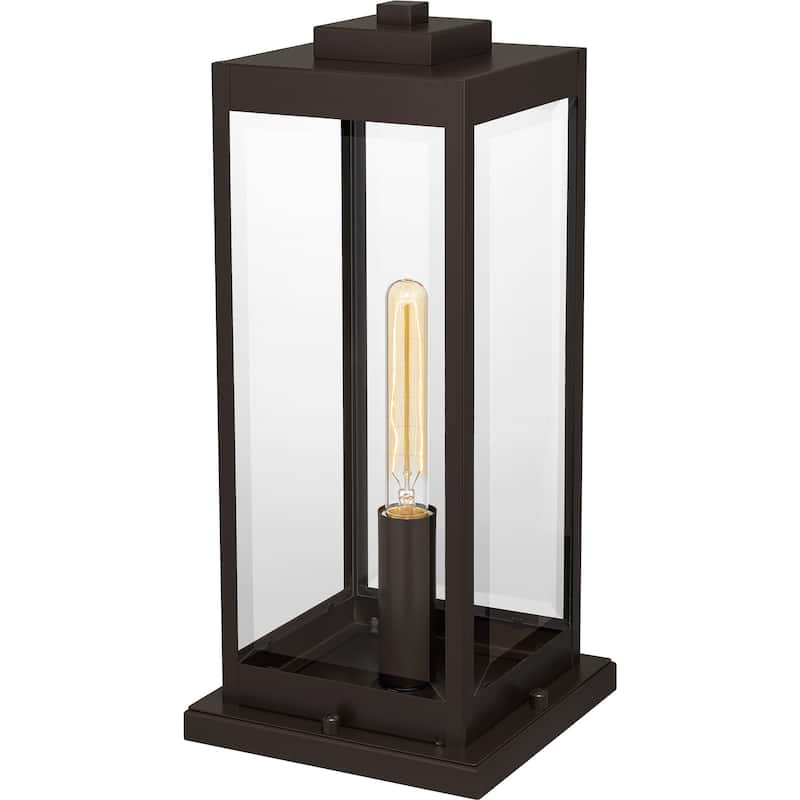 Westover 1-Light Western Bronze Outdoor Pier Mount Light