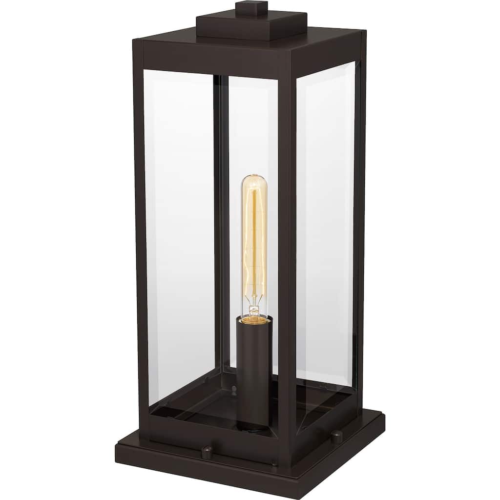 Westover 1-Light Western Bronze Outdoor Pier Mount Light