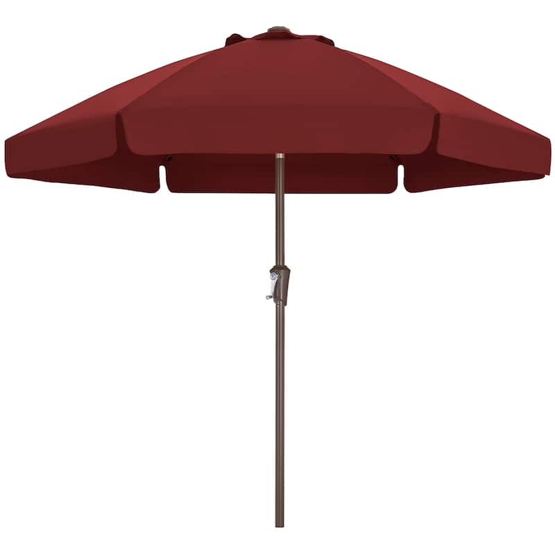 ABCCANOPY 7.5FT Outdoor Patio Table Market Umbrella for Garden - Burgundy
