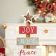 preview thumbnail 7 of 13, Glitzhome Christmas Tree Shaped Wooden Nativity Sign Table Decor for Holiday Party