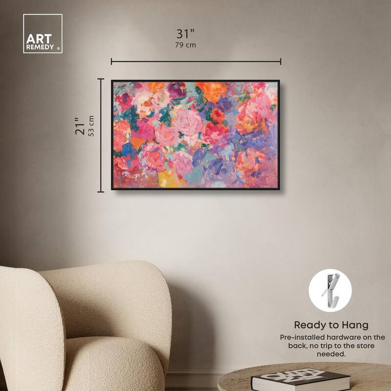 Kaleidoscope of Color Canvas by Art Remedy