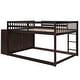 preview thumbnail 8 of 7, Full over Full Bunk Bed with 4 Drawers and 3 Shelves