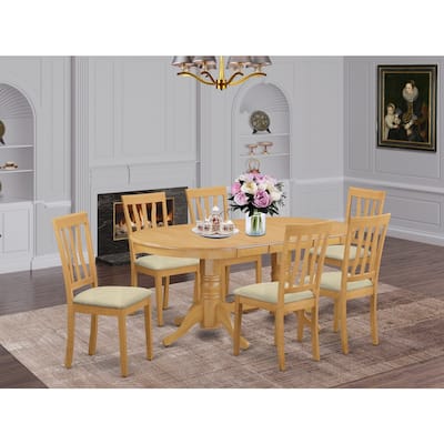 Asian Dining Set - Modern Table & Chairs for 6 - Dining Room Furniture