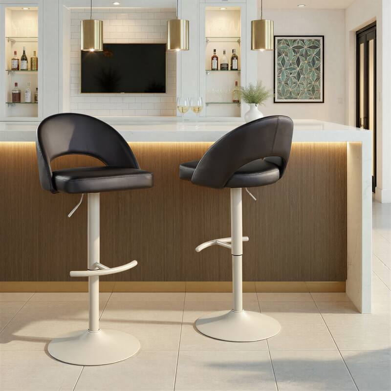 Renee Adjustable Barstool - Set of 2