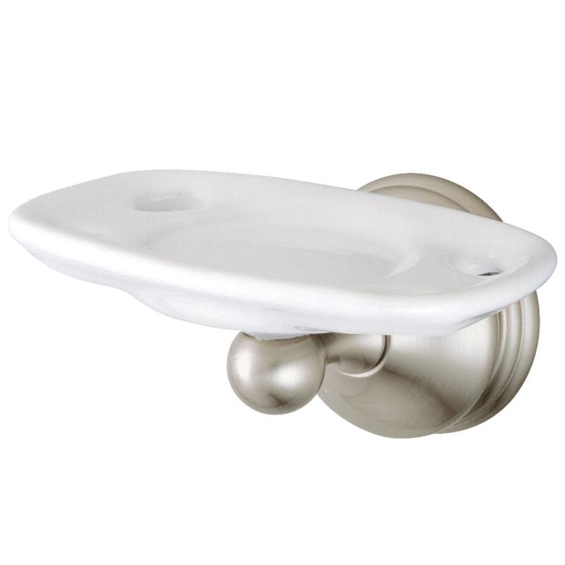 Kingston Brass Vintage Toothbrush and Tumbler Holder - Brushed Nickel