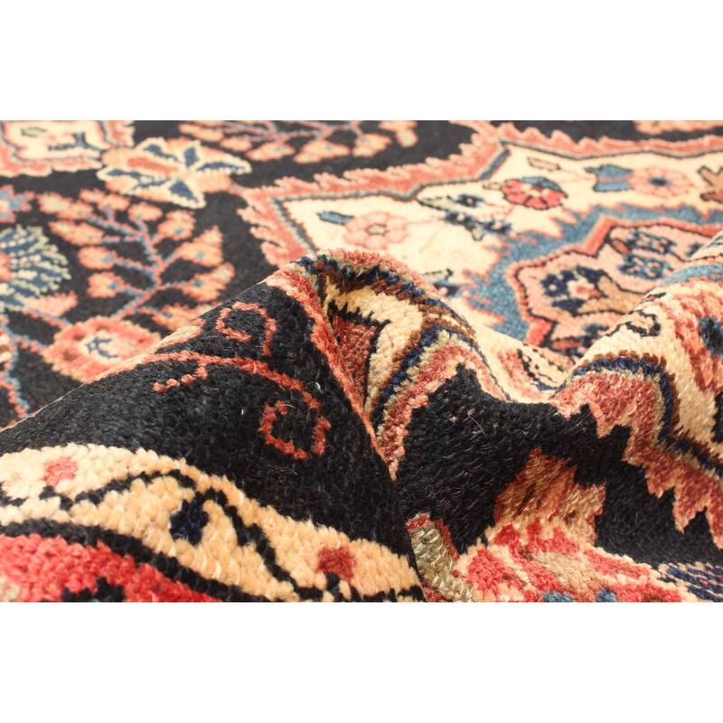 ECARPETGALLERY Hand-knotted Anadol Dark Brown Wool Rug - 3'11 x 6'7