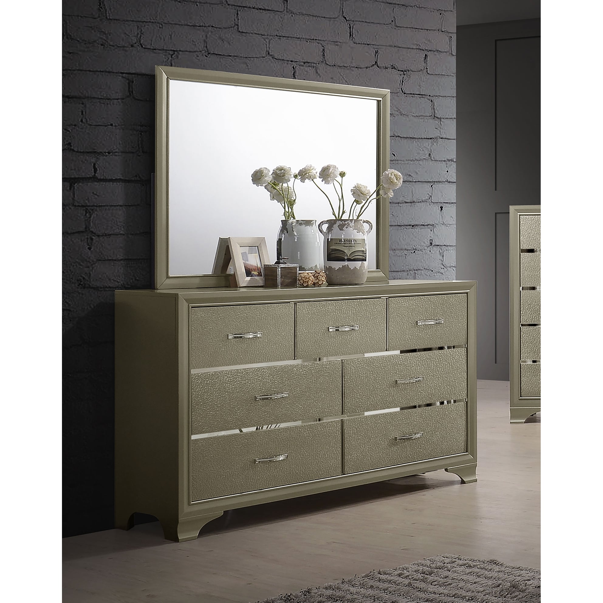 champagne dresser Signature Design by Ashley Dreamur Dresser main image 0