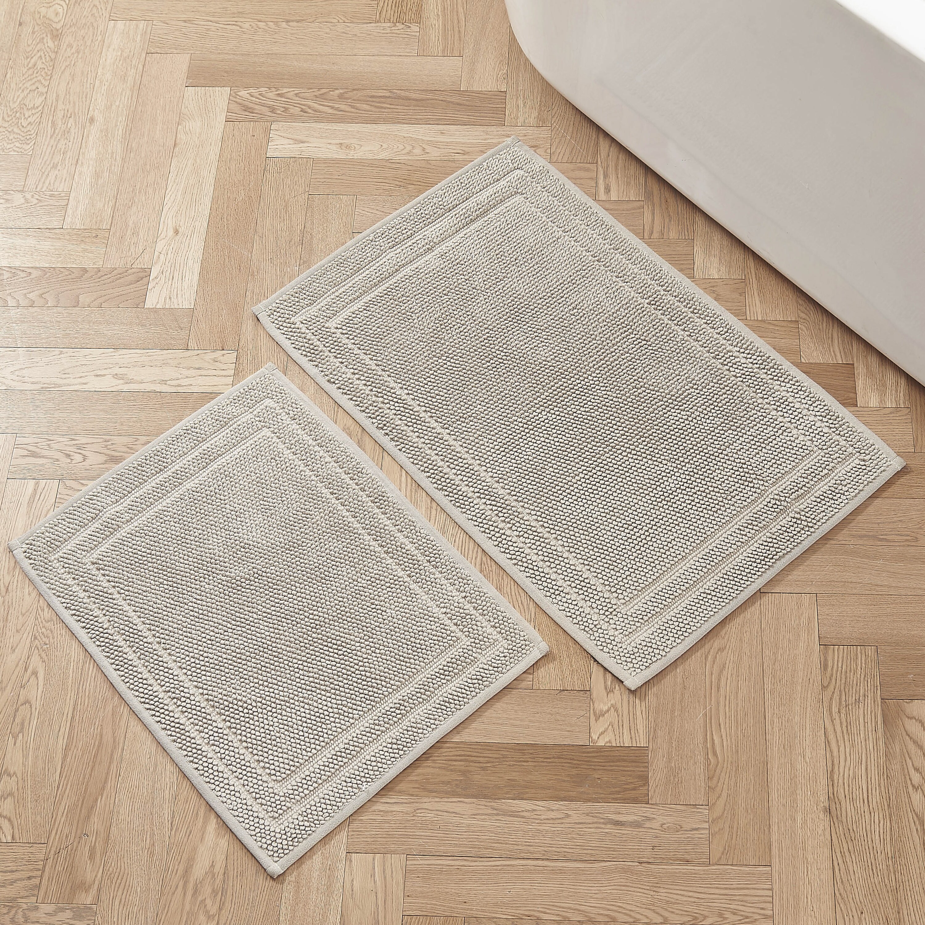 Hunter Luxe Looped Cotton Bathmats