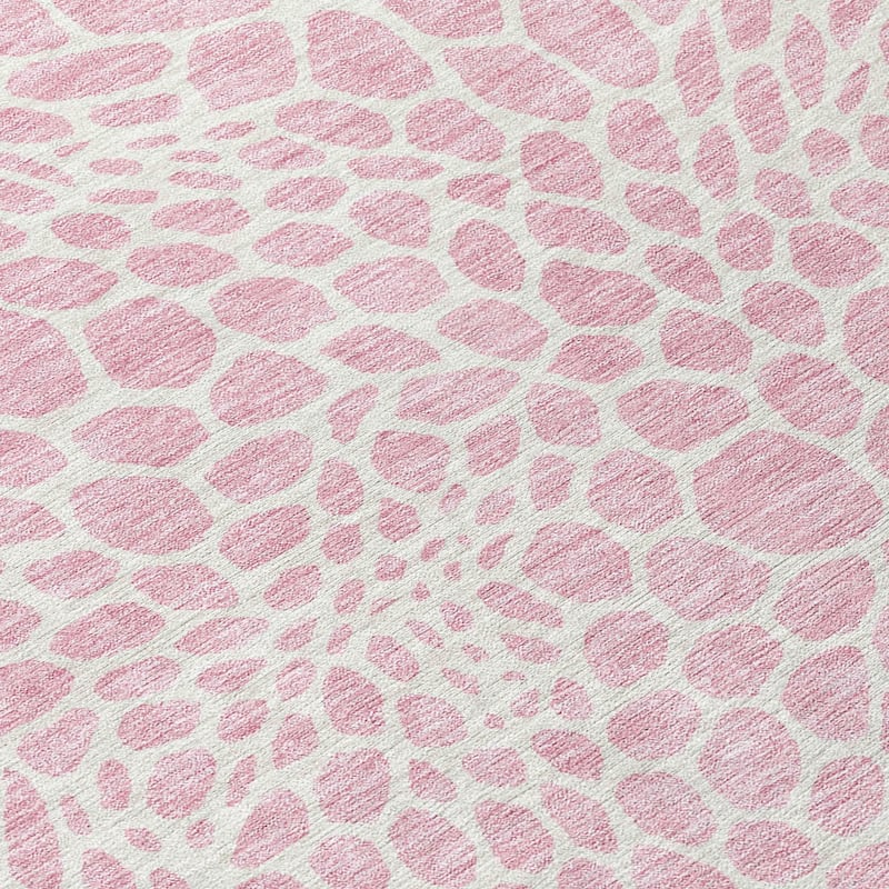 Machine Washable Indoor/ Outdoor Chantille Animal Print Rug