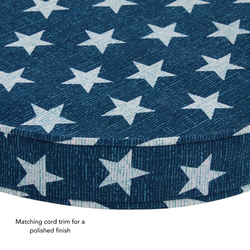 Greendale Home Fashions 18" Round Outdoor Chair Pad (Set of 2)