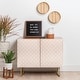 preview thumbnail 6 of 10, Deny Designs Pale Pink Bulbs Credenza (Birch or Walnut, 2 Leg Options)