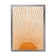 preview thumbnail 3 of 8, Designart 'Orange Sun Print III' Modern Framed Art Print