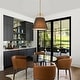 preview thumbnail 4 of 91, Mid Century 4-Light Conical Fabric Shade Lantern Pendant Ambient Light