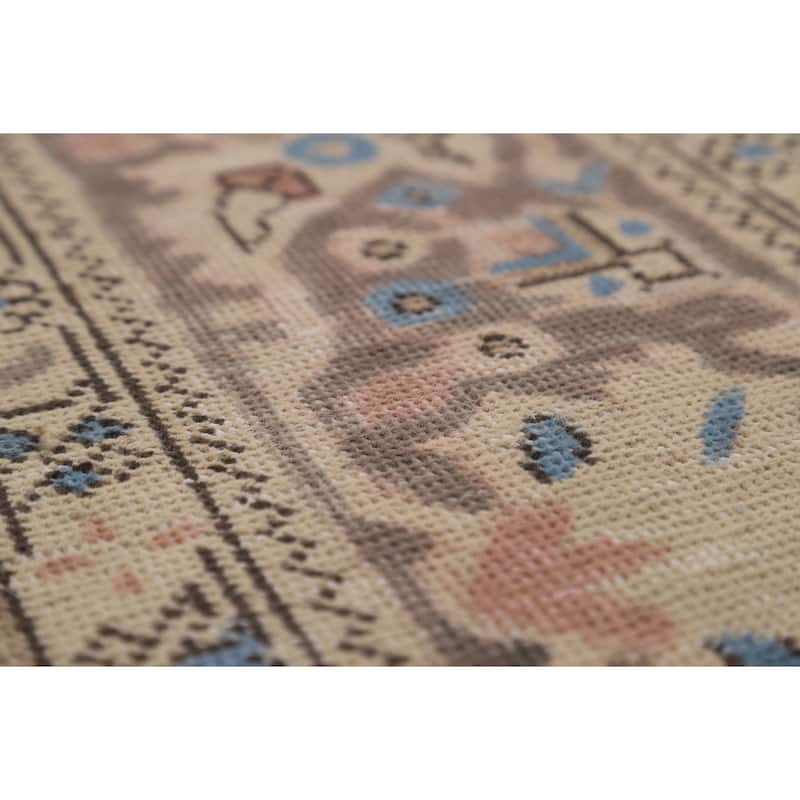 Tabriz Persian Area Rug Hand-Knotted Oriental Wool Carpet - 6'8"x 9'7"