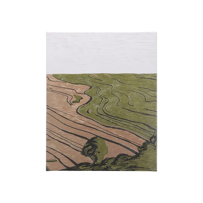 Farmland Spring II (25 x 20) Canvas Art Print - Small