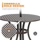 preview thumbnail 10 of 11, NUU GARDEN 5-piece Antique Bronze Cast Aluminum Patio Dining Set