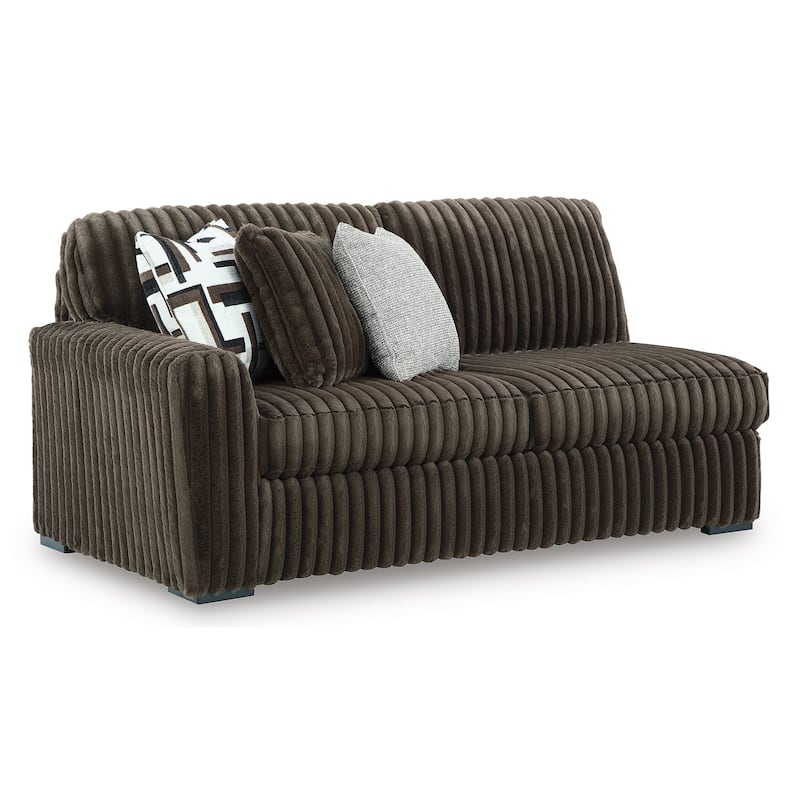 Signature Design by Ashley Midnight-madness Brown 2-Piece Sectional Sofa with Chaise - 120" W x 65" D x 40" H
