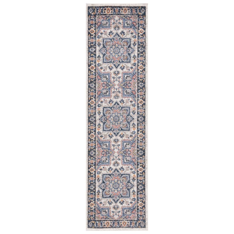 SAFAVIEH Astoria Margund Oriental Rug - 2'2" x 8' Runner - Blue/Rust