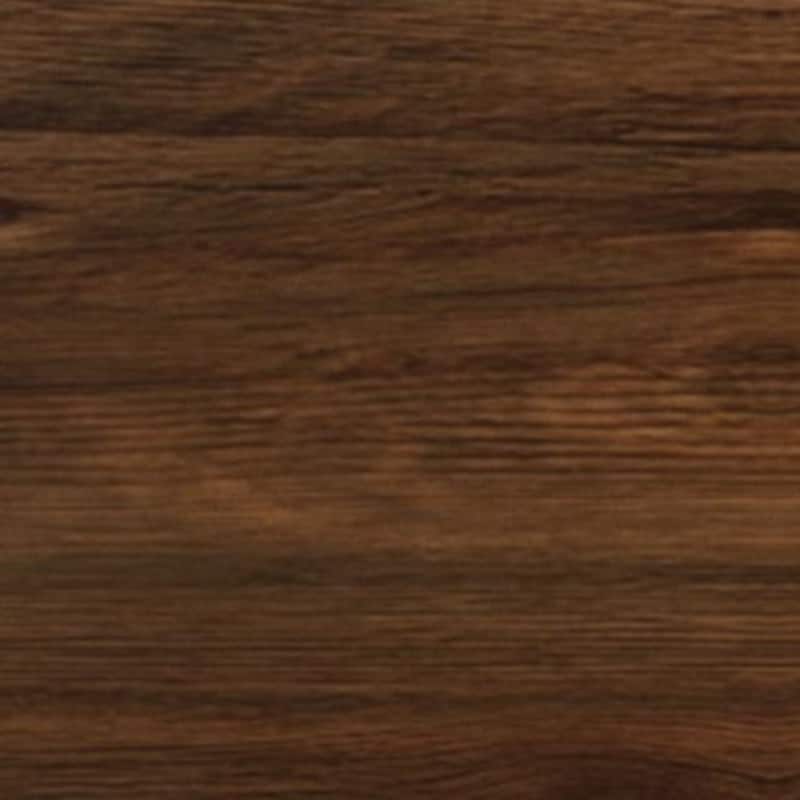 Clayfell Trenton 2-Drawer Nightstand, Set of 2, Modern Side Tables for Bedroom, Brown/Black