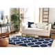 SAFAVIEH Hudson Shag Ogee Trellis 2-inch Thick Area Rug