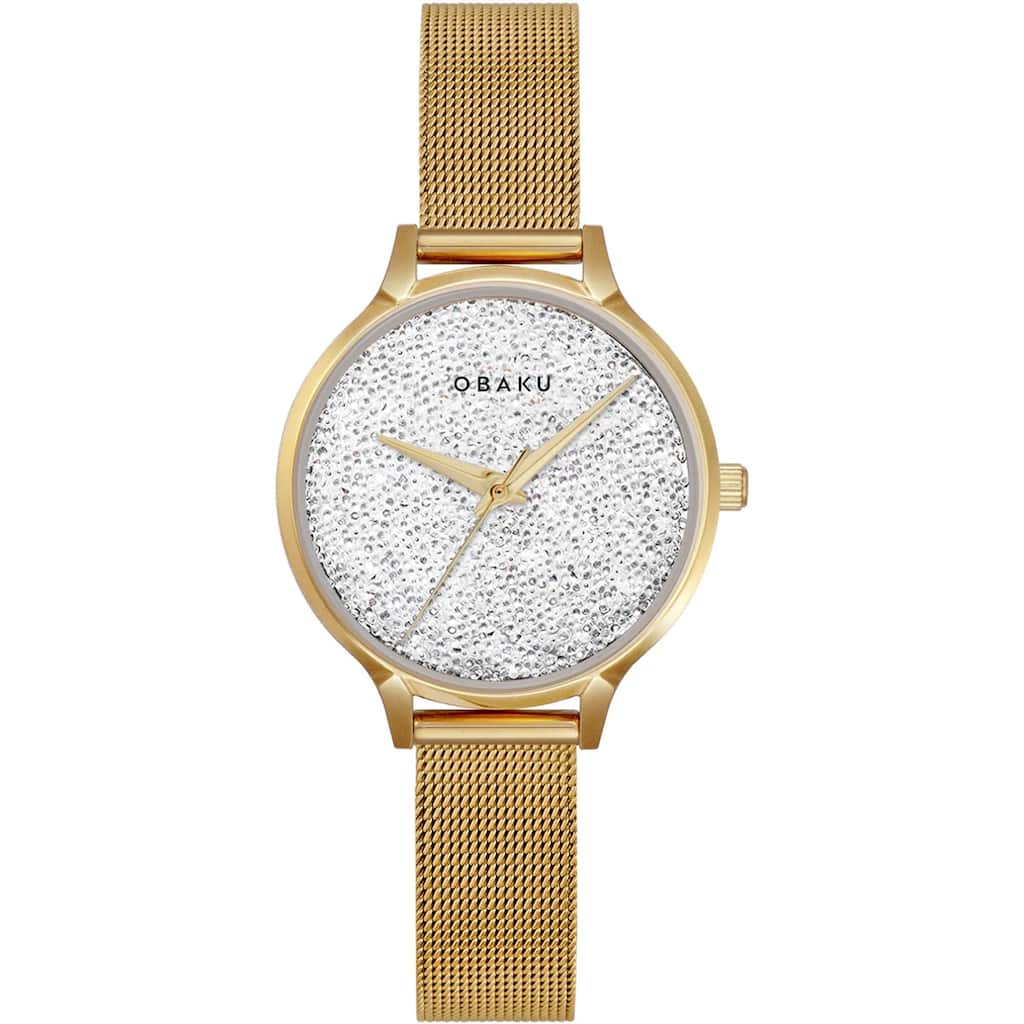 Obaku Women's Stjerner Silver Dial Watch - V238LXGWMG - 6 (36)