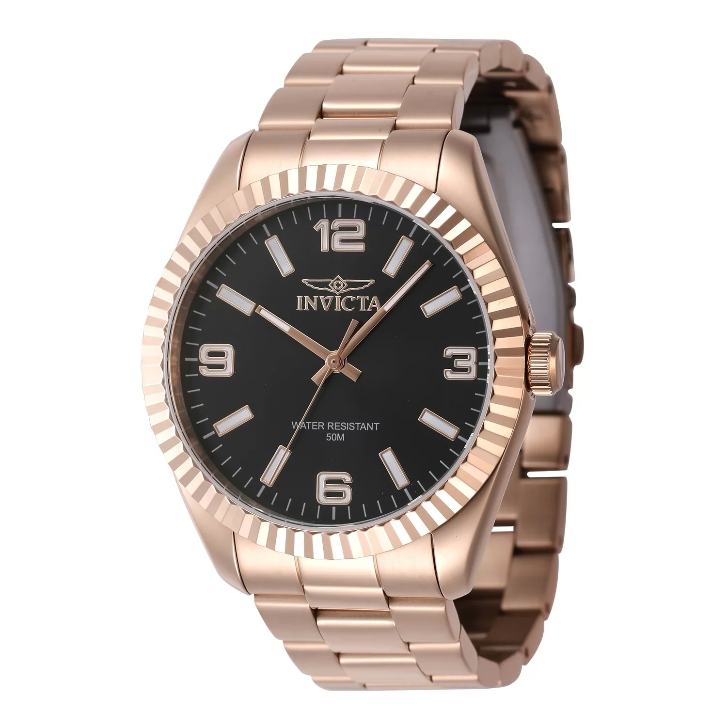 Invicta Men's 47461 Specialty Quartz 3 Hand Black Dial Watch