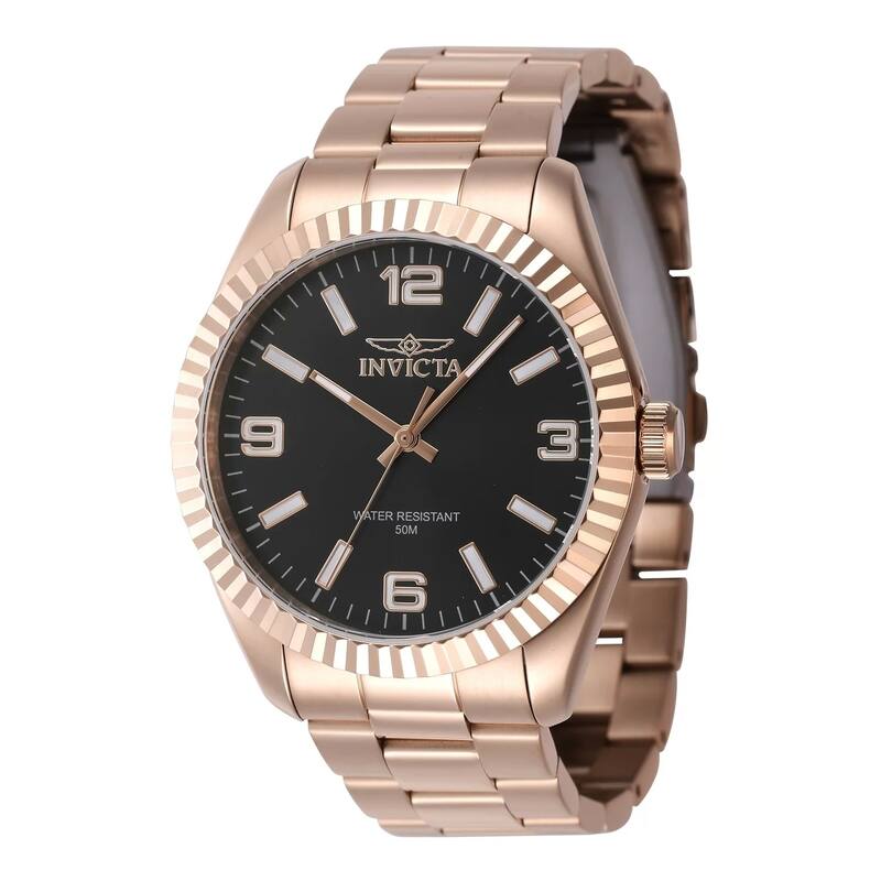 Invicta Men's 47461 Specialty Quartz 3 Hand Black Dial Watch