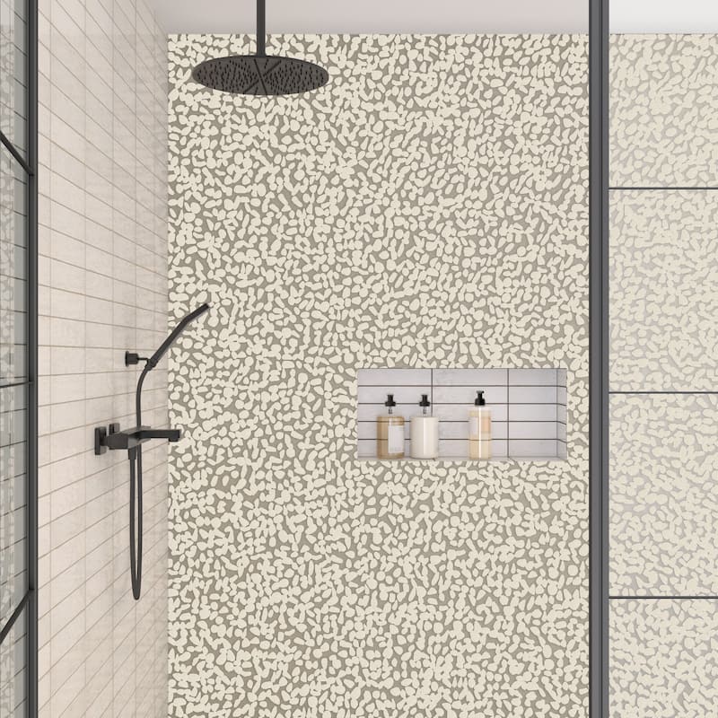 Daltile Pebble Oasis Natural Stone Flat Pebble Mosaic 12" x 12" (11 PC per Carton) (10.78 SQFT per Carton)