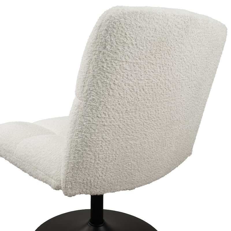 Art Leon Fabric Swivel Accent Chair with Ottoman