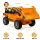 preview thumbnail 2 of 38, 12V Kids Ride On Dump Truck with Electric Dump Bed and Shovel