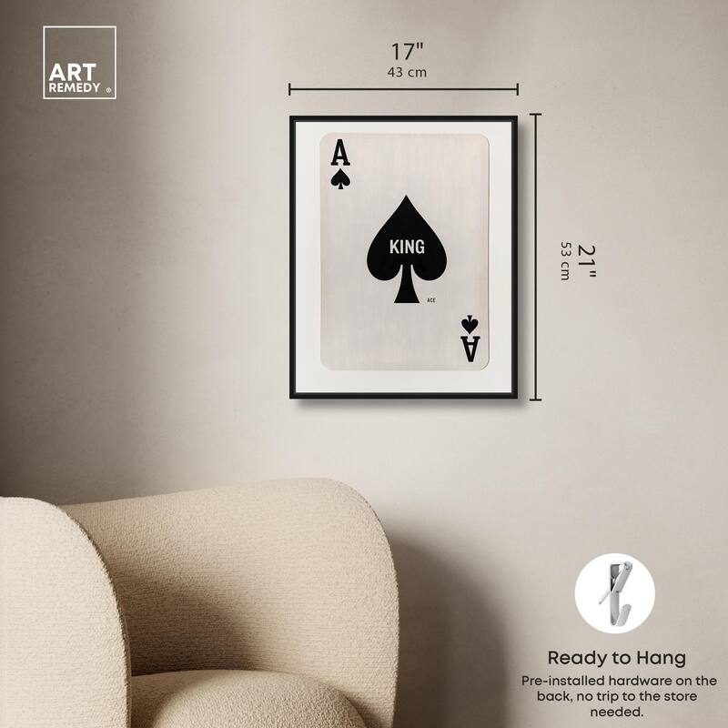 King of Spades Canvas by Art Remedy