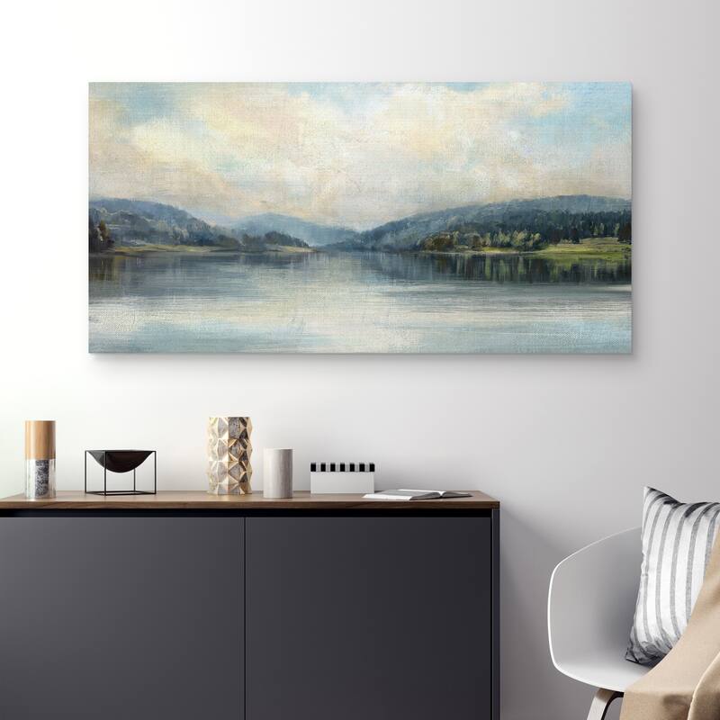 Lakeside Hush by Studio Arts Canvas Art Print