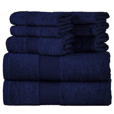 Fabstyles 8 Piece Plush Cotton Towel Set - Set of 8