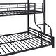 preview thumbnail 29 of 43, Metal House Bunk Bed, Twin over Full