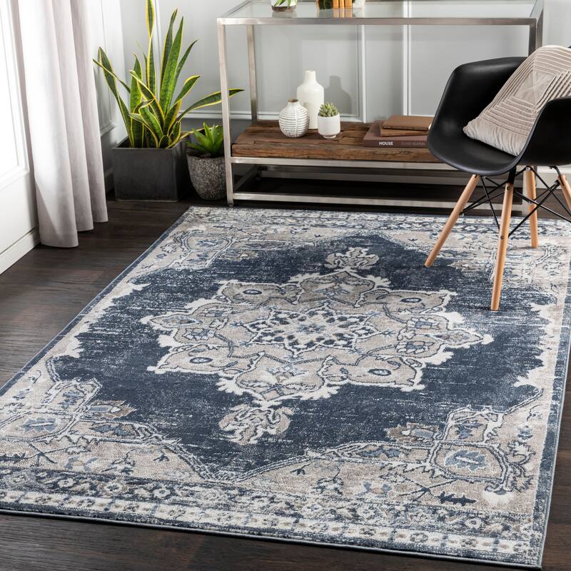 Moesha Traditional Medallion Area Rug