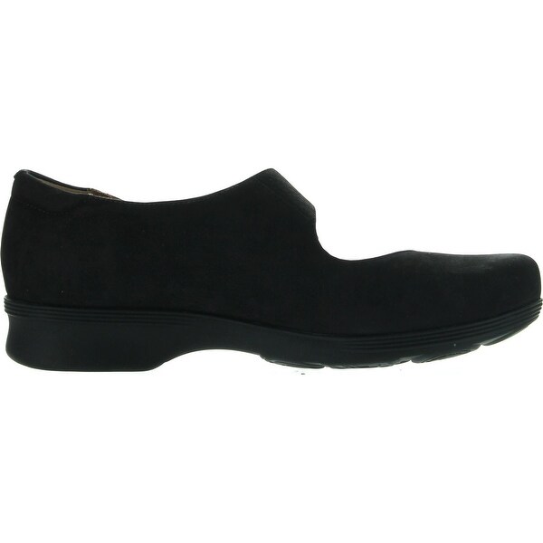clarks black flat ladies shoes
