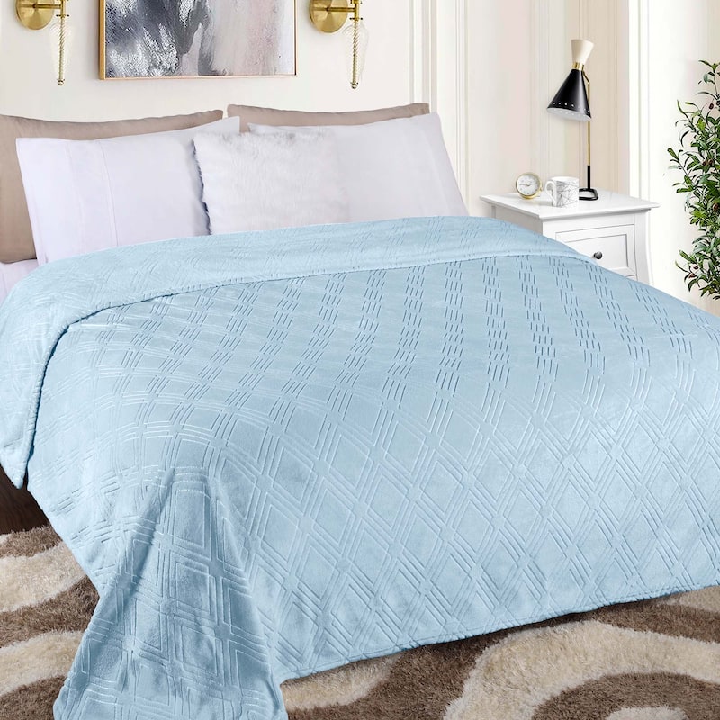 Superior Alaska Diamond Soft Fluffy Fleece Blanket