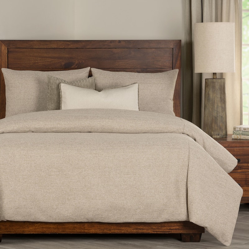 Adventure Stain-Resistant Duvet & Insert Set - Sand - Full
