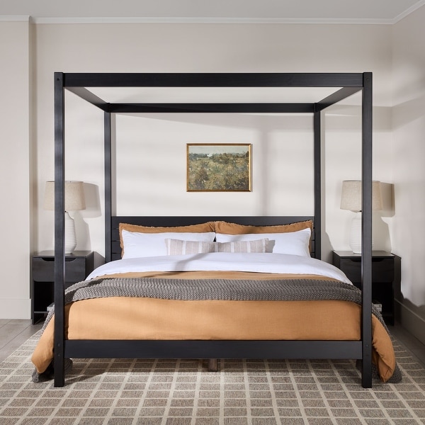 Middlebrook Designs Minimalist Canopy King Bedframe Bed Bath Beyond 38959754