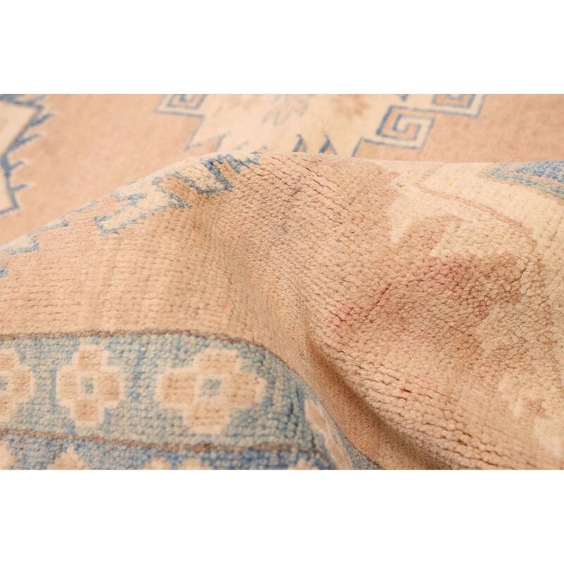 ECARPETGALLERY Hand-knotted Finest Ghazni Tan Wool Rug - 8'0 x 11'6