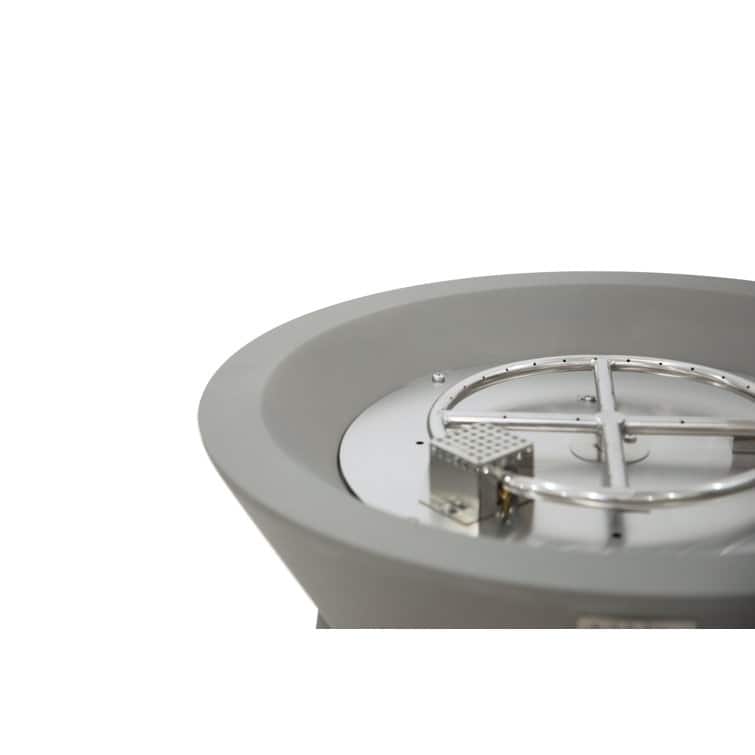 Portland 27" Round Fire Bowl w/ Pedestal Stand