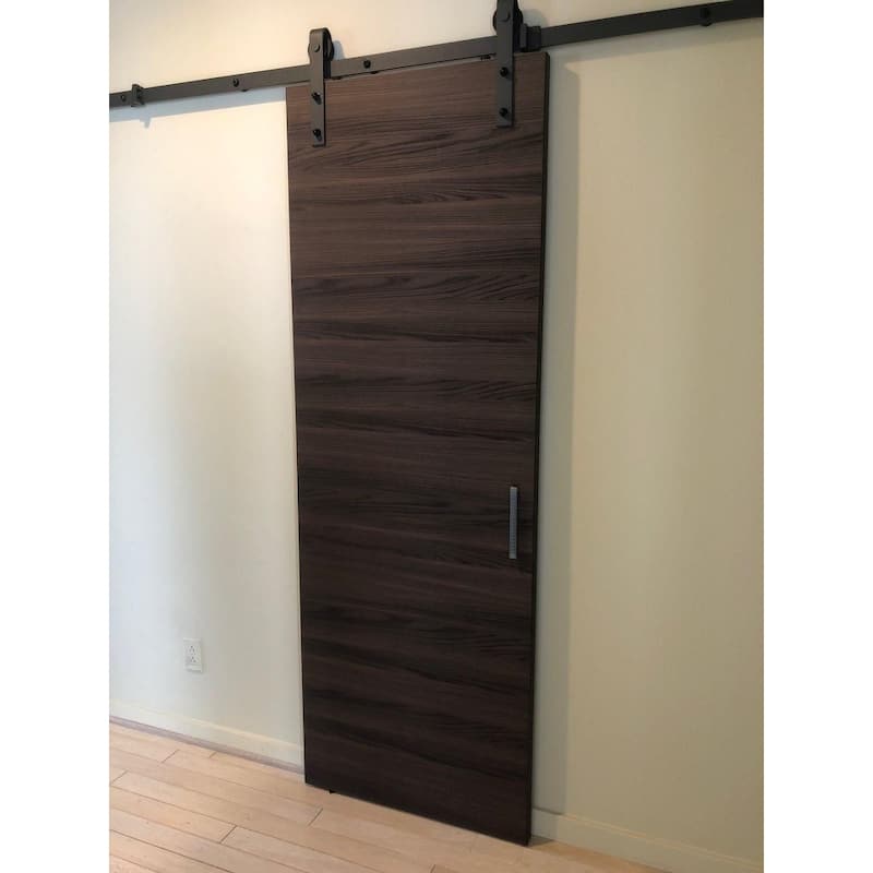 Panel Eco-Veneer Wood Modern Slab / Planum 0010 Chocolate Ash