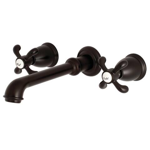 French Country 3-Hole Wall Mount Roman Tub Faucet