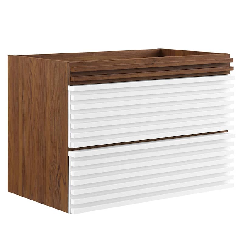 Render 30" Wall-Mount Bathroom Vanity (Sink Basin Not Included)